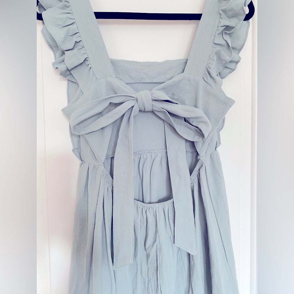 Grey Blue Dress